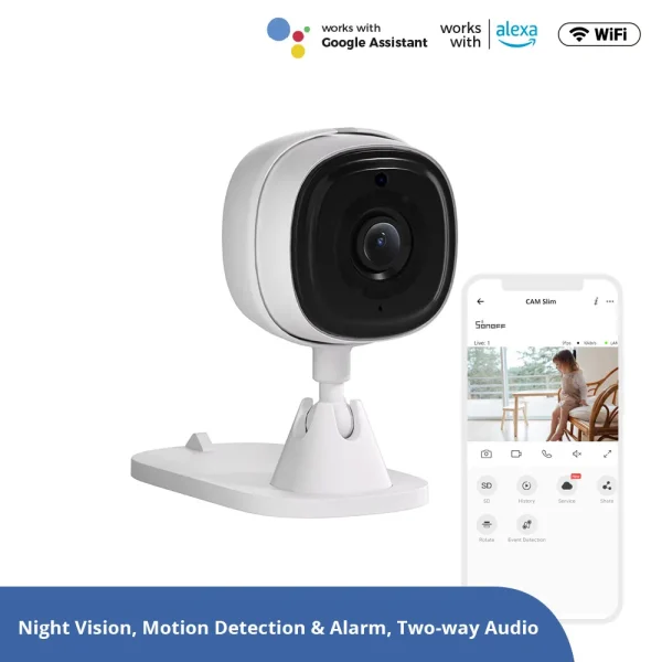 SONOFF S-CAM Wi-Fi Интелигентна Охранителна Камера