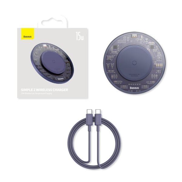 sONOFF bULGARIA Baseus BS-W530 15W QI Бързо безжично зарядно устройство