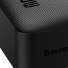 Sonoff Bulgaria Baseus Bipow Преносима батерия за бързо зареждане 30000mAh 20W + USB-A - Micro USB кабел 0.25m Черен цвят