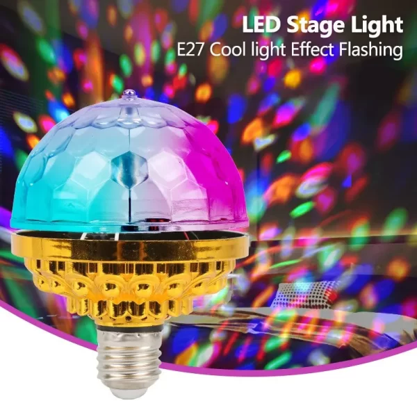Sonoff Bulgaria Е27 Цветна Въртяща се LED магическа топка
