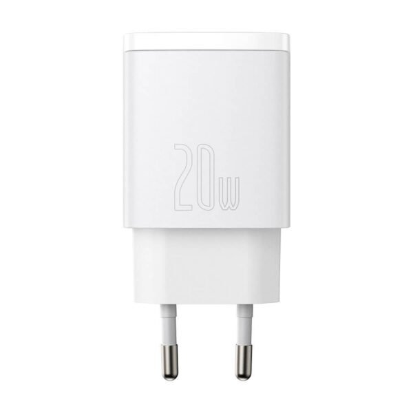 Baseus Compact Quick Charger Мрежово зарядно устройство 20W USB-C PD 3.0 - Image 2