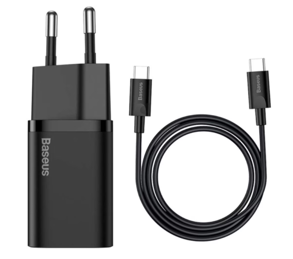 Baseus Super SI Quick Charger 1C Зарядно устройство 25W USB-C/Type-C 1M