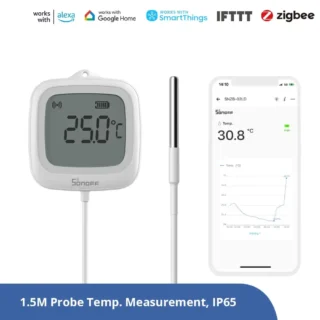 SONOFF SNZB-02LD IP65 Zigbee LCD Интелигентен Термометър
