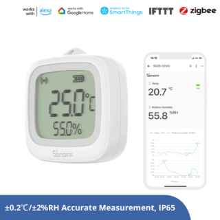 SONOFF SNZB-02WD IP65 Zigbee LCD Смарт Сензор за Температура и Влажност